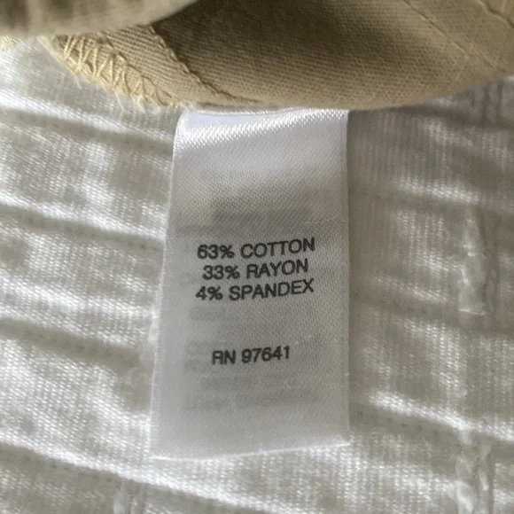 J Jill~Pull on Cropped Pants~Khaki Tan~4 Petite - Picture 7 of 8